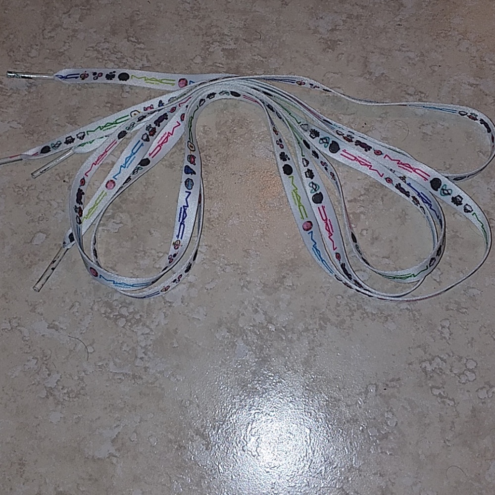 MAC cosmetic shoe laces